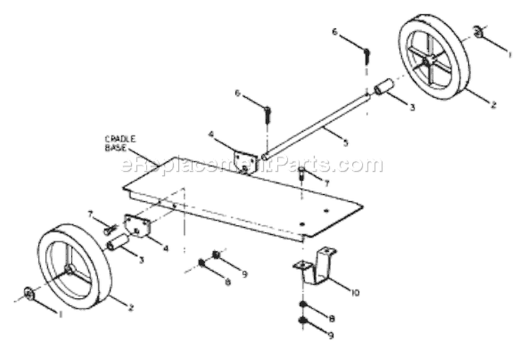 Page D Diagram and Parts List for 9075-0 G6000 Briggs and Stratton Generator
